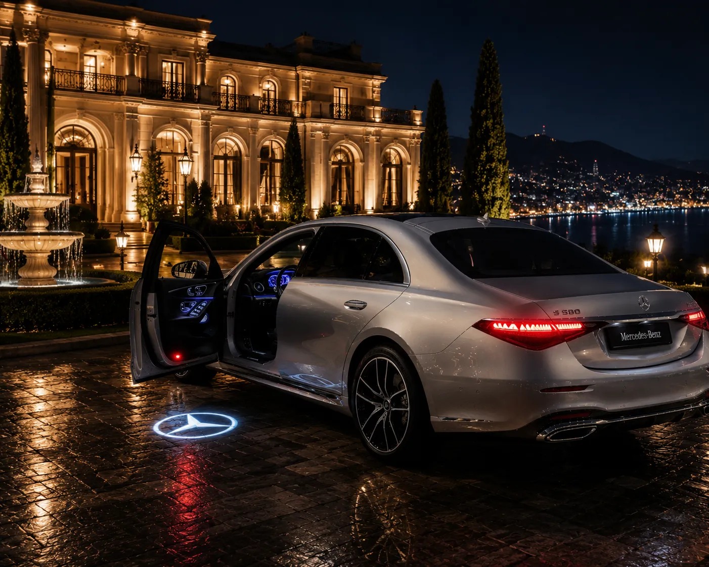 Mercedes S580 conductor mansión