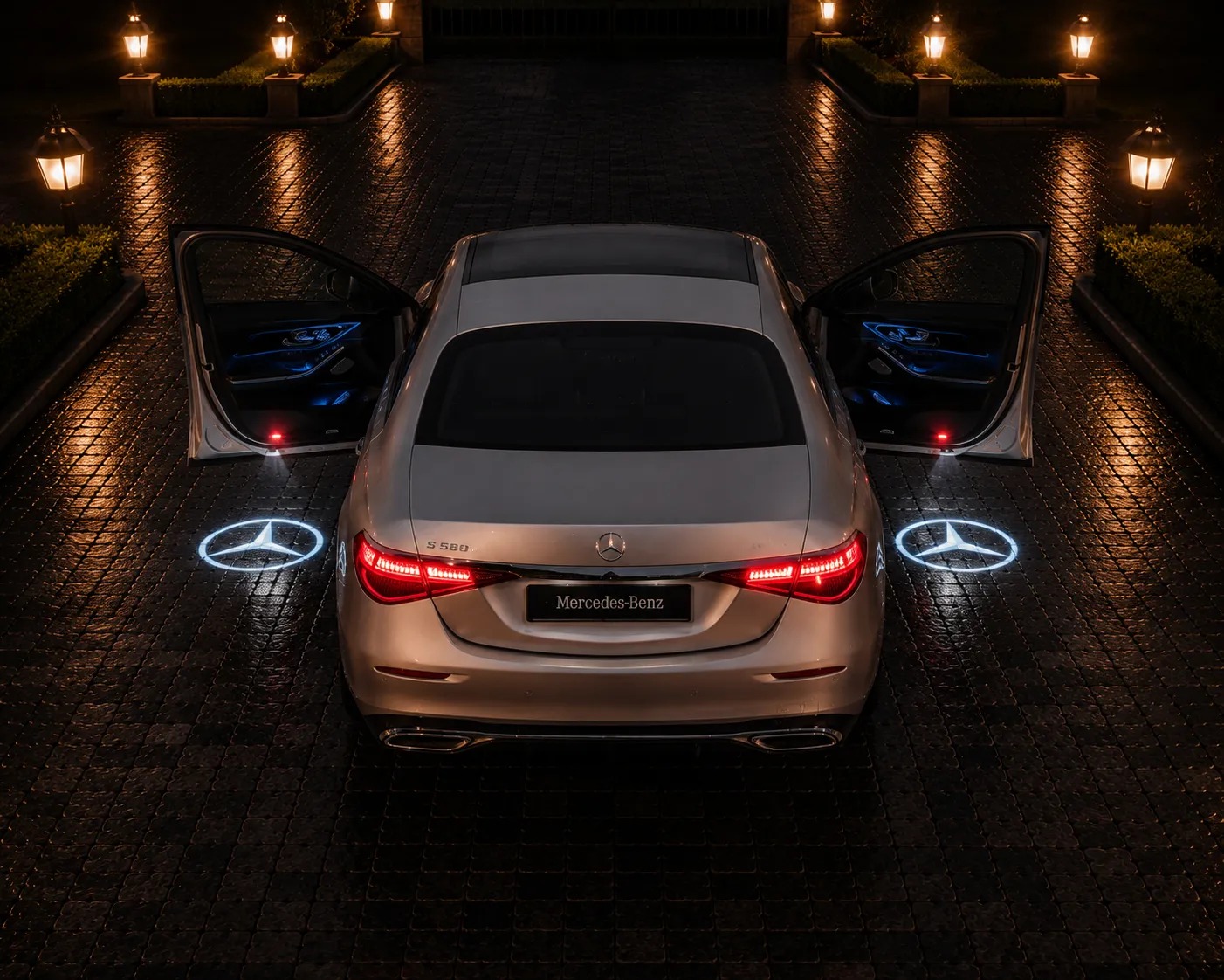 Mercedes posterior doble estrella