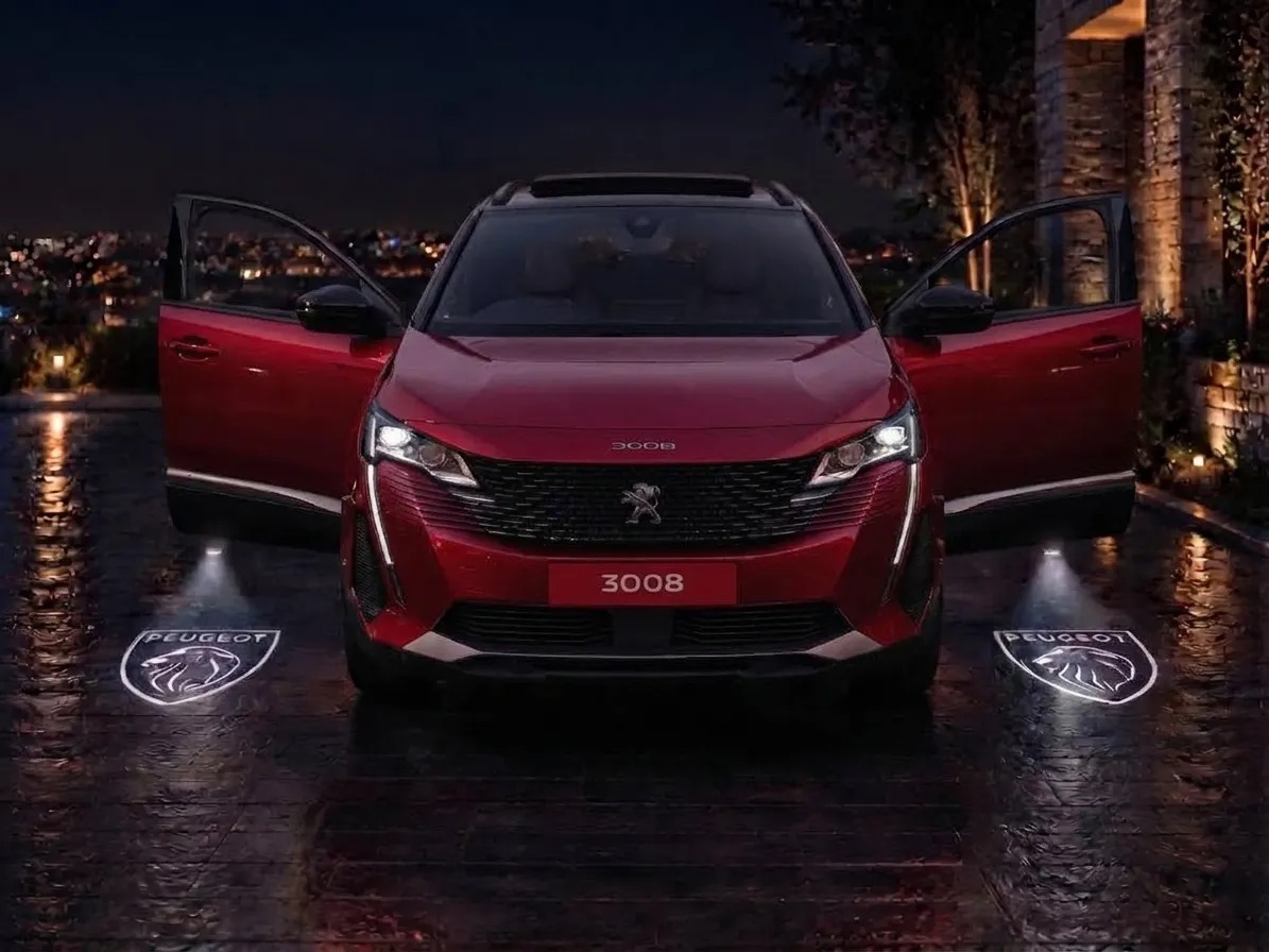 Peugeot frontal rojo doble